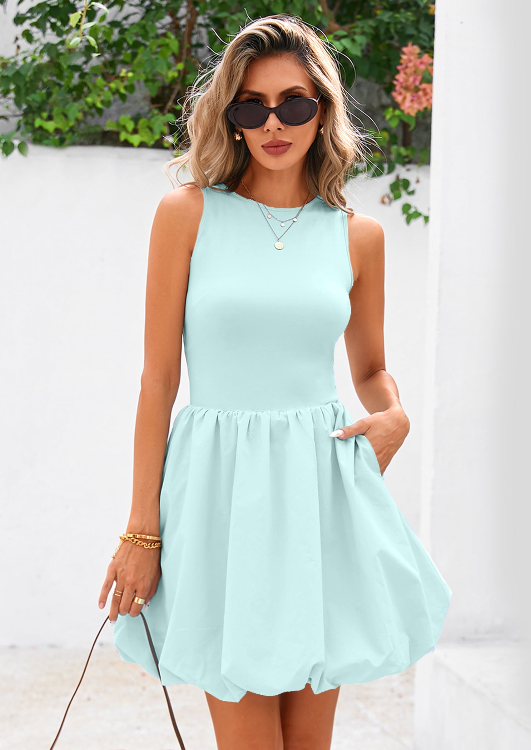 PRETTYGARDEN Summer Dresses for Women Casual Sleeveless Tank Mini Shor PRETTYGARDEN Summer Dresses for Women Casual Sleeveless Tank Mini Shor