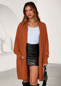 PRETTYGARDEN Women's Open Front Cardigan Long Sleeve Cozy Knit Sweaters Winter Fall Clothes Outerwear Coats