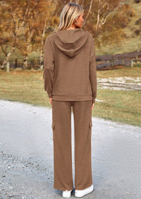 PRETTYGARDEN 2 Piece Sets For Women Fall Sweatsuits Outfits Lounge Matching Hoodie Set Travel Track Suits Winter Clothes