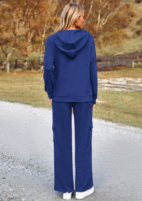 PRETTYGARDEN 2 Piece Sets For Women Fall Sweatsuits Outfits Lounge Matching Hoodie Set Travel Track Suits Winter Clothes