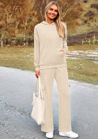 PRETTYGARDEN 2 Piece Sets For Women Fall Sweatsuits Outfits Lounge Matching Hoodie Set Travel Track Suits Winter Clothes