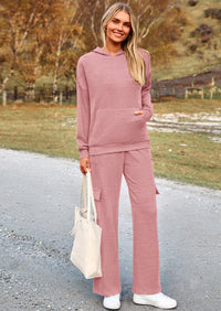 PRETTYGARDEN 2 Piece Sets For Women Fall Sweatsuits Outfits Lounge Matching Hoodie Set Travel Track Suits Winter Clothes