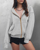 Women's Zip Up Hoodie Sweatshirt Y2K Fall Fashion Clothes Long Sleeve Loose Fit Pockets Casual Trendy Jacket