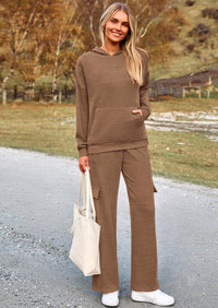 PRETTYGARDEN 2 Piece Sets For Women Fall Sweatsuits Outfits Lounge Matching Hoodie Set Travel Track Suits Winter Clothes