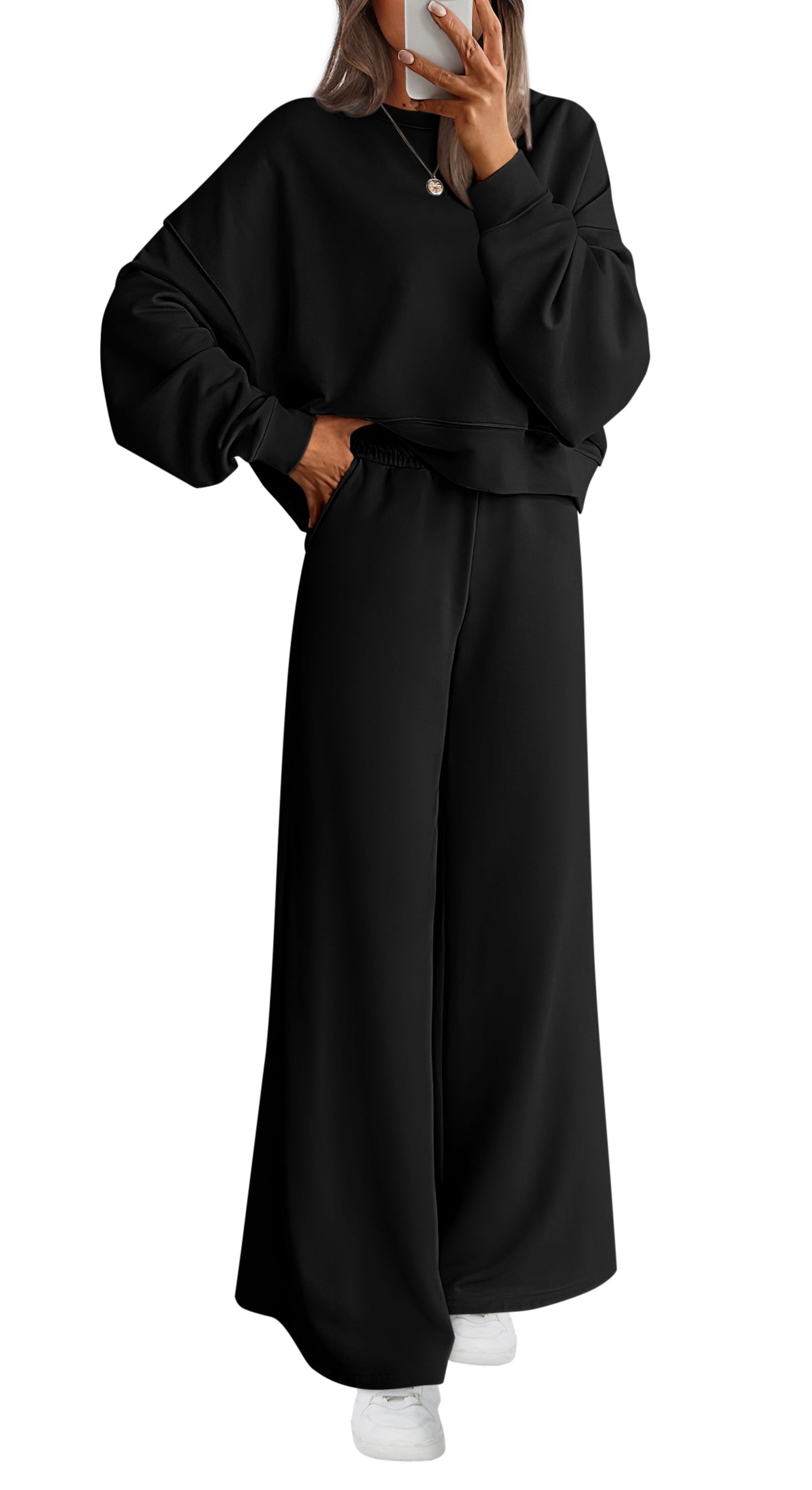 PRETTYGARDEN Women 2 Piece Outfits Fall Sweatsuit Lounge Set