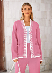 PRETTYGARDEN Lounge Sets for Women Fall Loungewear 2 Piece Outfits Cardigan Sweaters Track Suit Matching Winter Clothing