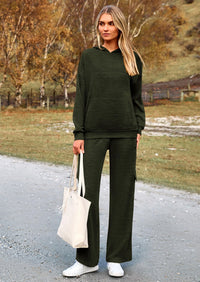 PRETTYGARDEN 2 Piece Sets For Women Fall Sweatsuits Outfits Lounge Matching Hoodie Set Travel Track Suits Winter Clothes