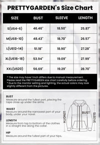 Women's 2024 Fall Zip Up Hoodies Sweatshirt Long Sleeve Loose Fit Y2K Casual Fashion Jackets with Pockets