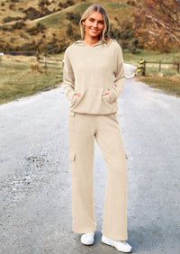 PRETTYGARDEN 2 Piece Sets For Women Fall Sweatsuits Outfits Lounge Matching Hoodie Set Travel Track Suits Winter Clothes