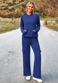 PRETTYGARDEN 2 Piece Sets For Women Fall Sweatsuits Outfits Lounge Matching Hoodie Set Travel Track Suits Winter Clothes