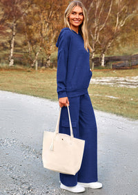 PRETTYGARDEN 2 Piece Sets For Women Fall Sweatsuits Outfits Lounge Matching Hoodie Set Travel Track Suits Winter Clothes