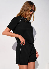 PRETTYGARDEN Sweatsuits Women 2 Piece Outfit Summer Lounge Shorts Sets Matching Spring Travel Beach Vacation Clothes PRETTYGARDEN