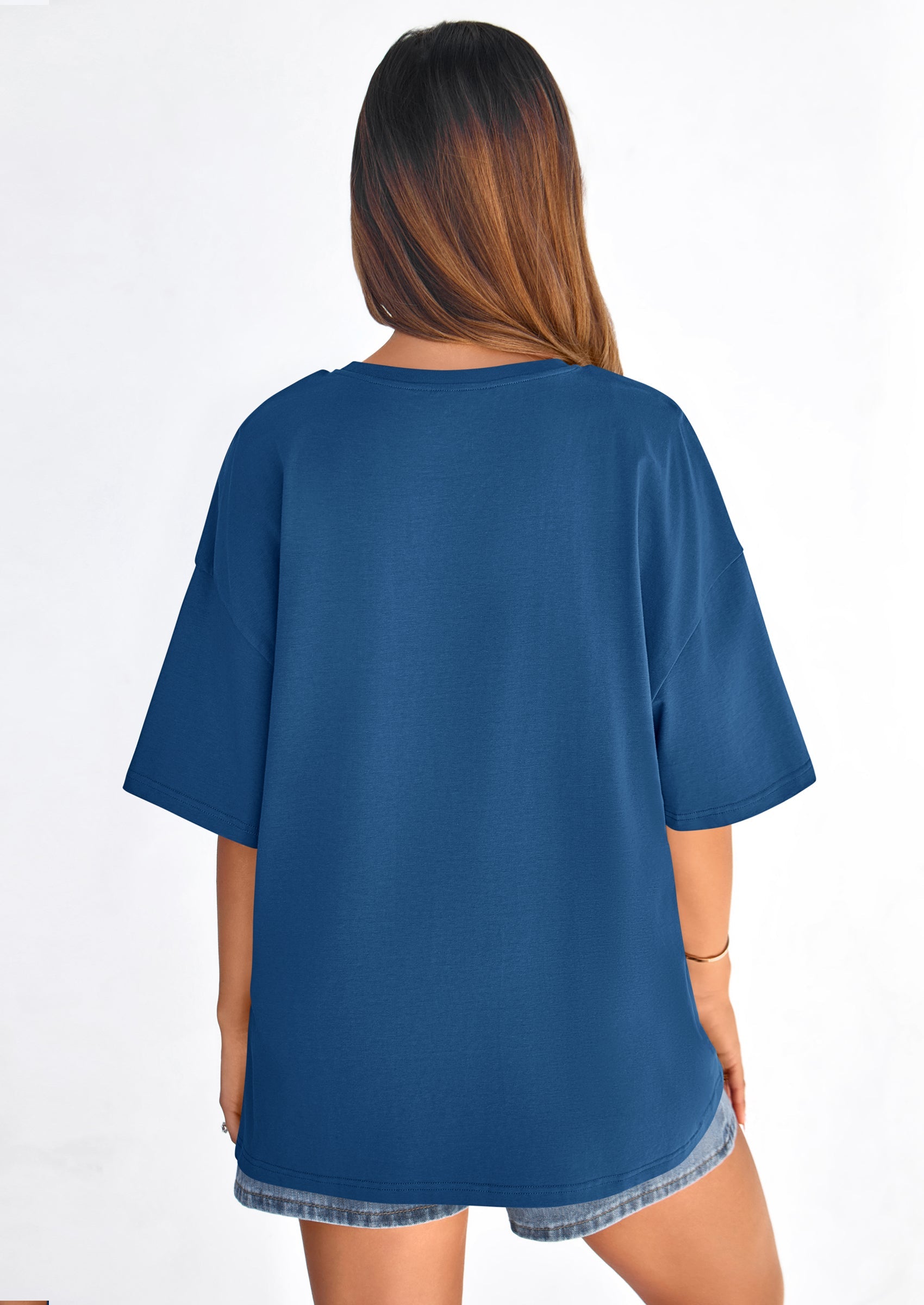 PRETTYGARDEN Women's Spring Going Out Tops Casual Short Sleeve Crewneck Loose Fit Basic Cute Tee Shirts Summer Outfits PRETTYGARDEN