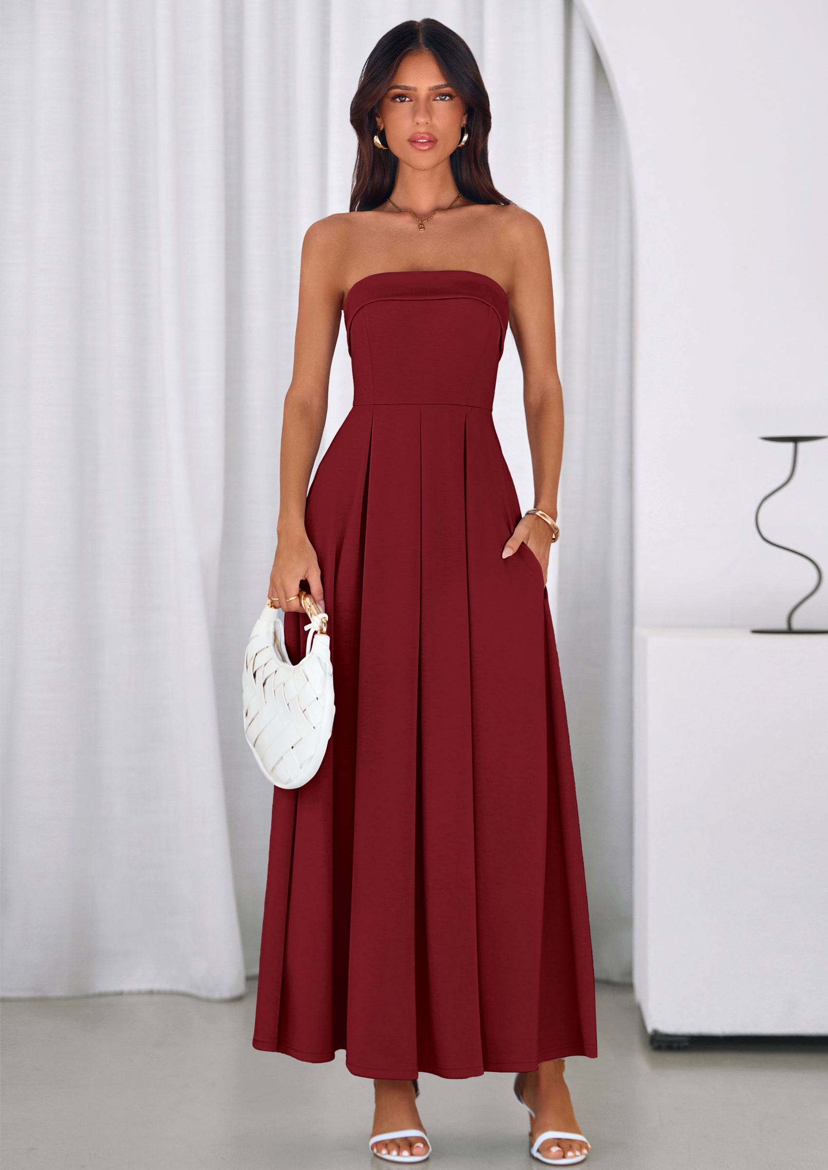 PRETTYGARDEN Cocktail Dresses for Women Summer Formal Elegant Tube Top PRETTYGARDEN Cocktail Dresses for Women Summer Formal Elegant Tube Top