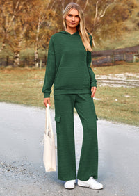 PRETTYGARDEN 2 Piece Sets For Women Fall Sweatsuits Outfits Lounge Matching Hoodie Set Travel Track Suits Winter Clothes