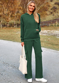 PRETTYGARDEN 2 Piece Sets For Women Fall Sweatsuits Outfits Lounge Matching Hoodie Set Travel Track Suits Winter Clothes