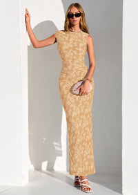 PRETTYGARDEN Womens Floral One Shoulder Maxi Dress Summer Spring Bodycon Ruched Side Slit Elegant Cocktail Party Dresses PRETTYGARDEN