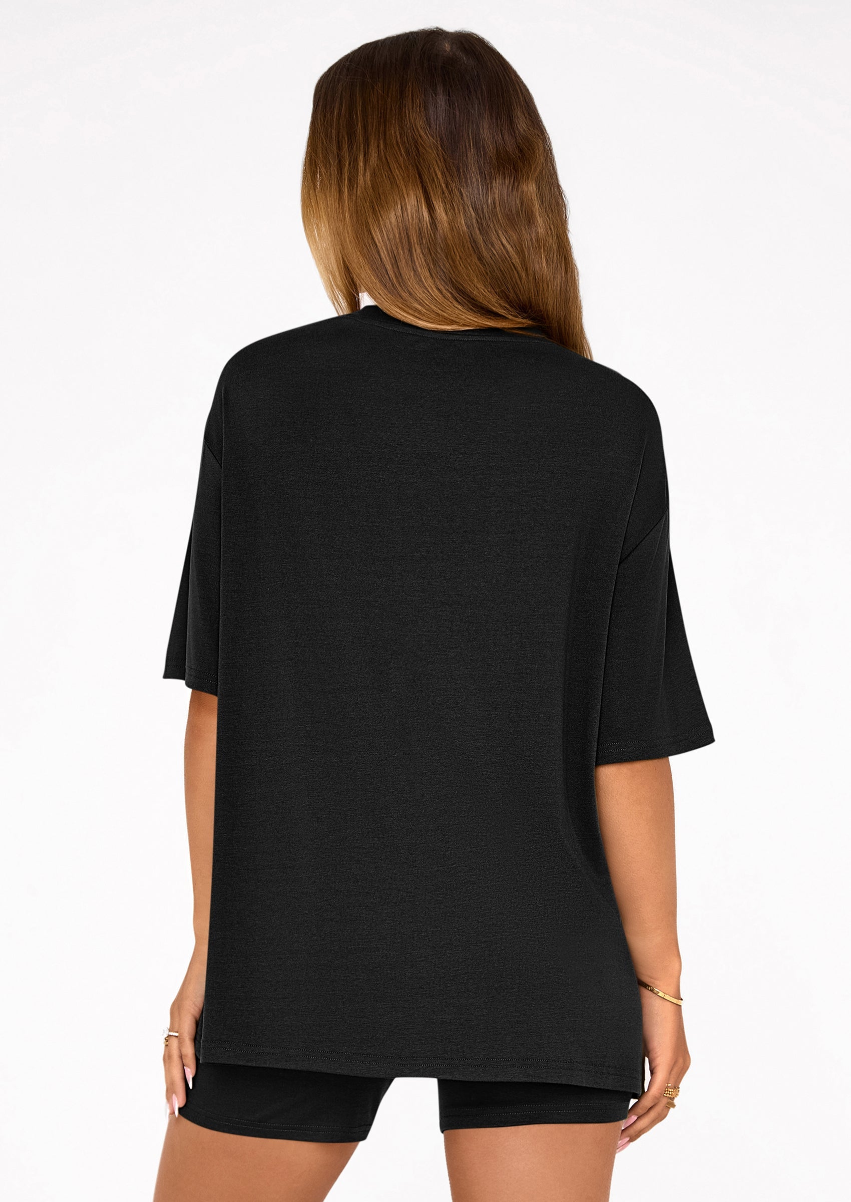 PRETTYGARDEN Women's Two Piece Matching Lounge Sets Summer Casual Tops Short Sleeve Shirts Shorts Travel Airport Outfits PRETTYGARDEN