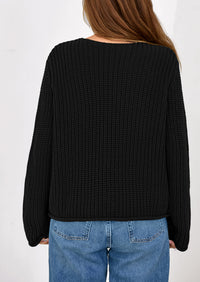 PRETTYGARDEN Cardigan Sweaters for Women Trendy Oversized Knit Chunky Button Cardigans Fall Winter Outfits with Pockets