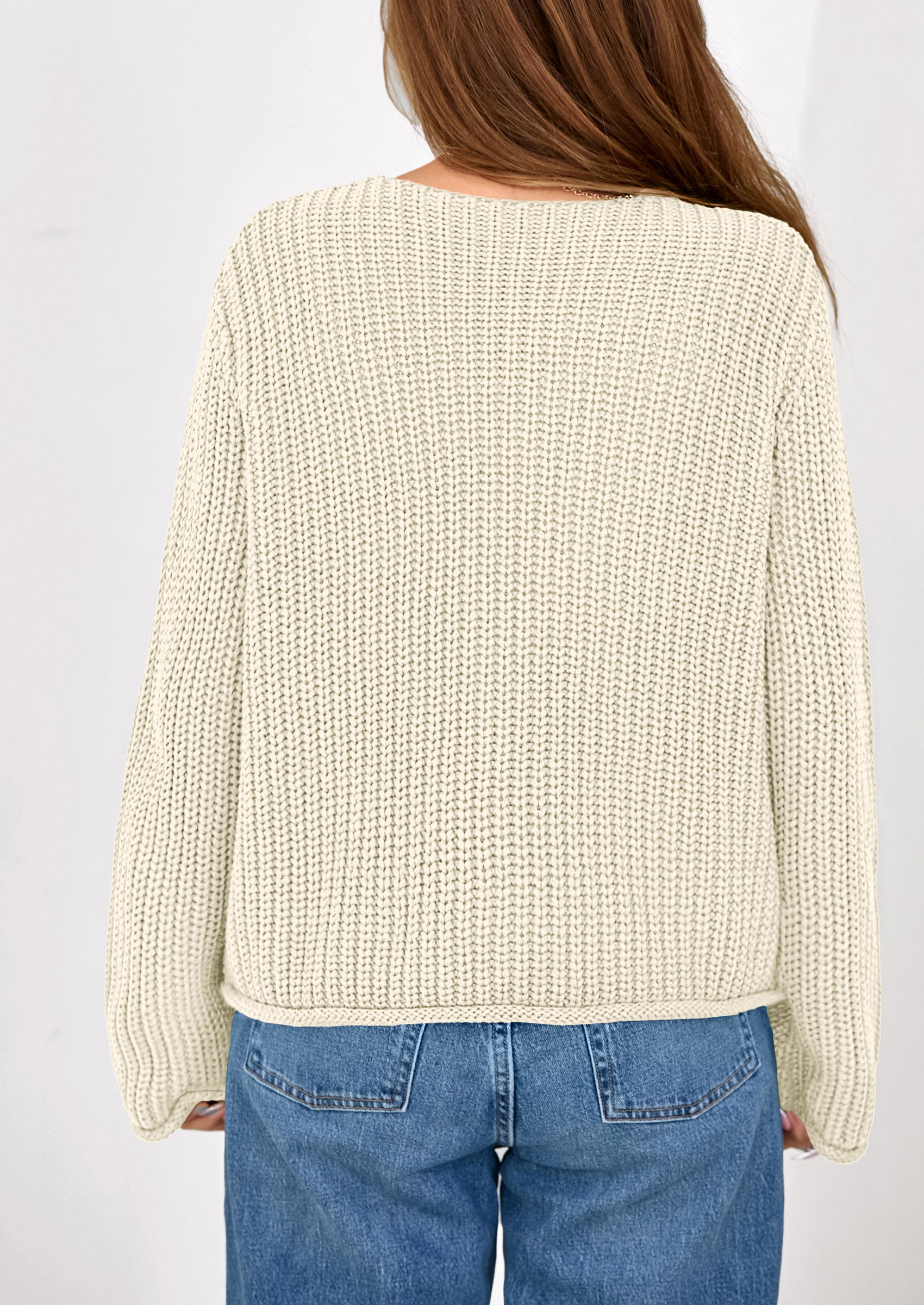 PRETTYGARDEN Cardigan Sweaters for Women Trendy Oversized Knit Chunky Button Cardigans Fall Winter Outfits with Pockets