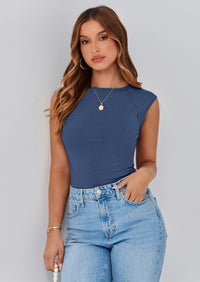 PRETTYGARDEN Women's Tank Tops 2025 Summer Casual Ribbed Cap Sleeve Slim Fitted Knit Basic Tee Shirts Trendy Fashion Clothes