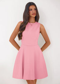 PRETTYGARDEN A Line Dresses for Women Elegant Classy Sleeveless Summer Short Tank Cocktail Party Spring Mini Dress PRETTYGARDEN