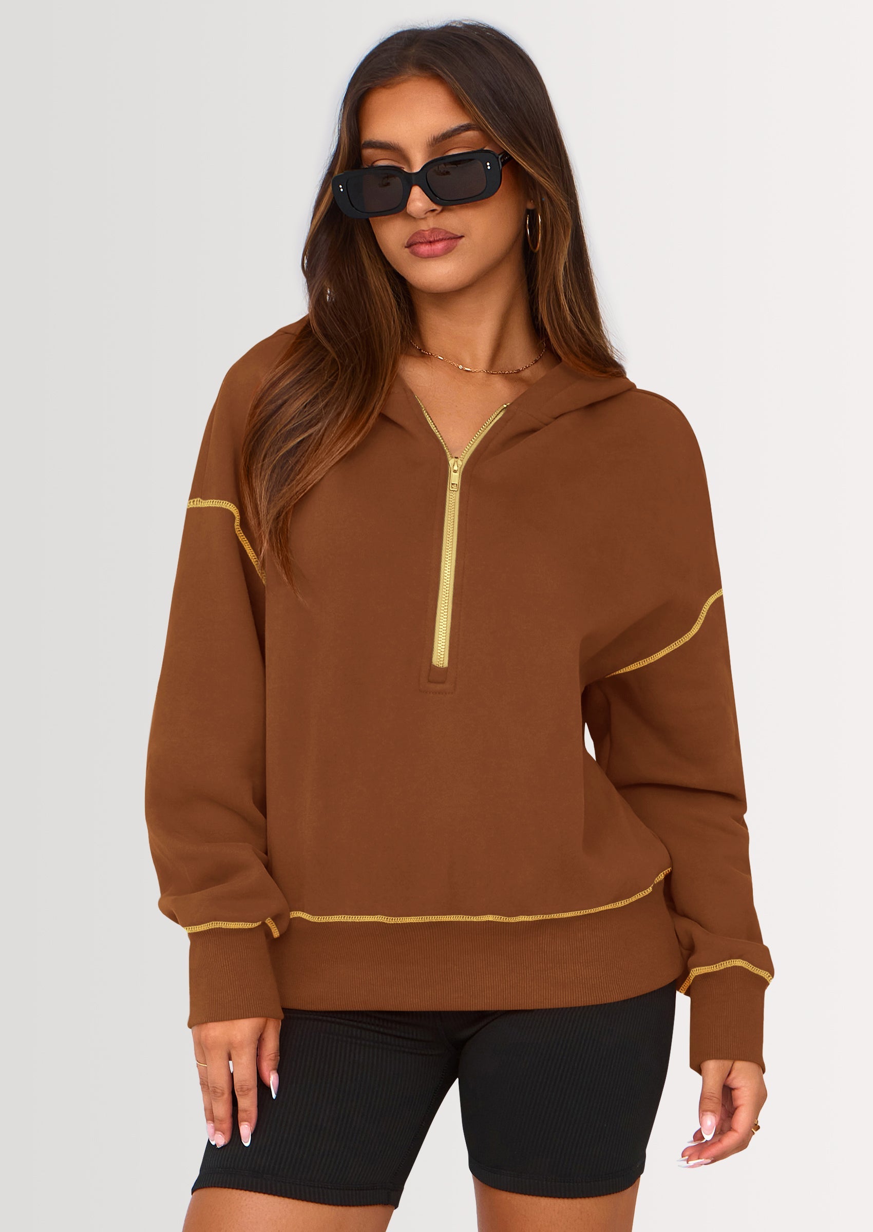 Dames gestreepte sweatshirts met ronde hals - casual tops met lange Dames gestreepte sweatshirts met ronde hals - casual tops met lange