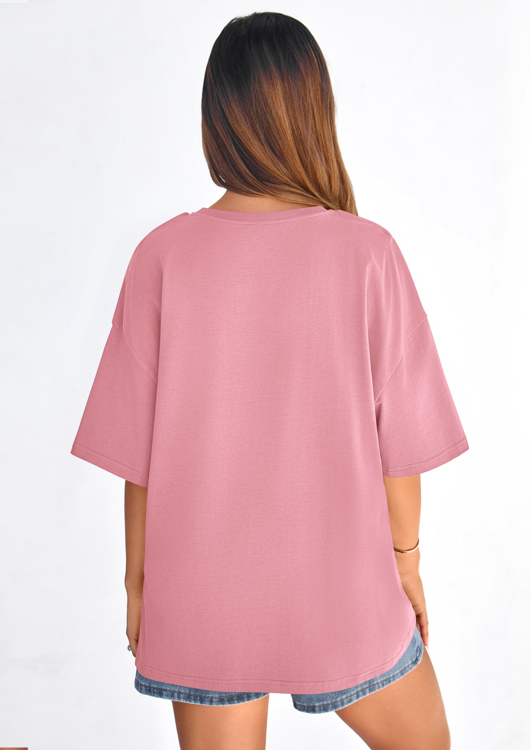 PRETTYGARDEN Women's Spring Going Out Tops Casual Short Sleeve Crewneck Loose Fit Basic Cute Tee Shirts Summer Outfits PRETTYGARDEN