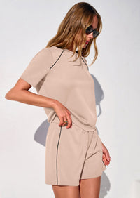 PRETTYGARDEN Sweatsuits Women 2 Piece Outfit Summer Lounge Shorts Sets Matching Spring Travel Beach Vacation Clothes PRETTYGARDEN