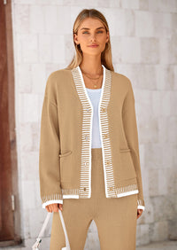 PRETTYGARDEN Lounge Sets for Women Fall Loungewear 2 Piece Outfits Cardigan Sweaters Track Suit Matching Winter Clothing