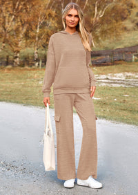 PRETTYGARDEN 2 Piece Sets For Women Fall Sweatsuits Outfits Lounge Matching Hoodie Set Travel Track Suits Winter Clothes