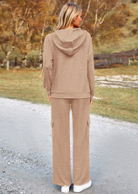 PRETTYGARDEN 2 Piece Sets For Women Fall Sweatsuits Outfits Lounge Matching Hoodie Set Travel Track Suits Winter Clothes