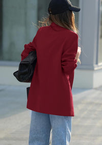 PRETTYGARDEN Fall Blazers for Women Business Casual Long Sleeve Lapel Pockets Dressy Suit Jackets Work Office Clothes