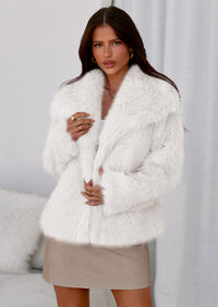 PRETTYGARDEN Womens Winter Coats Trendy Long Sleeve Furry Faux Fur Jackets Button Lapel Warm Fall Outwear with Pockets