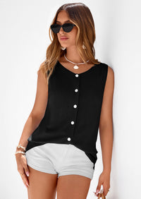 PRETTYGARDEN Womens Sweater Vest Spring Tops Cute Summer Sleeveless Cardigan Casual Knit Button Up Tank Tops PRETTYGARDEN