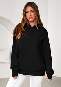 PRETTYGARDEN Womens Oversized Hoodies Fleece Hooded Sweatshirts Long Sleeve Pullover Tops Fall Outfits Winter Clothes