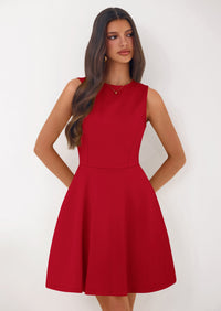 PRETTYGARDEN A Line Dresses for Women Elegant Classy Sleeveless Summer Short Tank Cocktail Party Spring Mini Dress PRETTYGARDEN