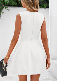 PRETTYGARDEN Women's Short Summer Dress Elegant Classy A Line Sleeveless Tank Graduation Cocktail Party Mini Dresses