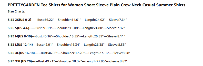 PRETTYGARDEN Women's Short Sleeve Casual T Shirts Summer Ruffle Plain Round Neck Loose Fit Tee Blouse Tops