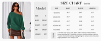 PRETTYGARDEN Women Off The Shoulder Sweater Fall Trendy Long Batwing Sleeve Knit Pullover Going Out Tops Winter Clothing