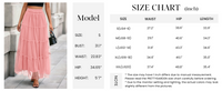 PRETTYGARDEN Maxi Skirts for Women Fall Tulle High Waisted Ruffle Flowy A-Line Long Skirt Country Concert Outfits