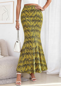 PRETTYGARDEN Maxi Skirts for Women 2026 Summer Flowy High Waisted Polka Dot Mermaid Office Work Spring Fashion Long Skirt PRETTYGARDEN