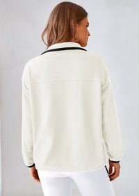 BTFBM Women's Fleece Jackets Fall Winter Clothes 2025 Stand Collar Outwear Jacket Zip Up Casual Fuzzy Coats Pockets PRETTYGARDEN