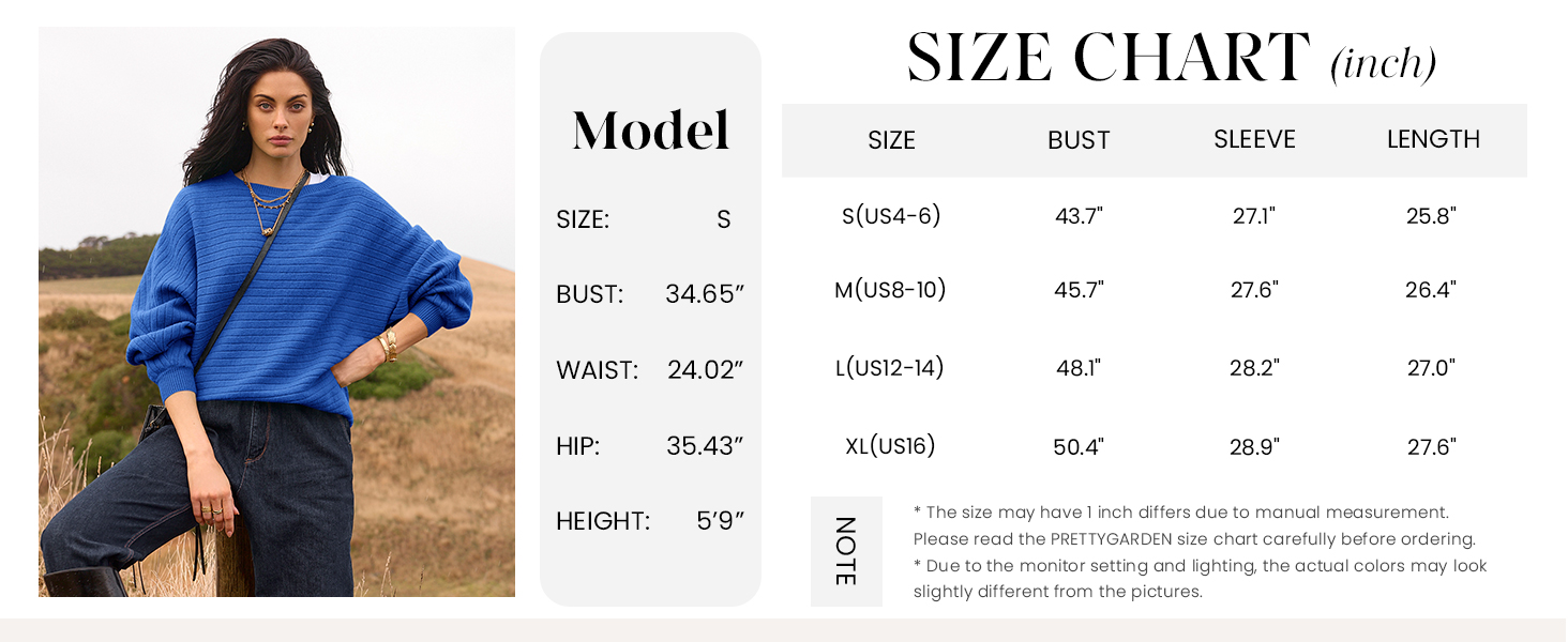 PRETTYGARDEN Fall Sweaters for Women Oversized Boat Neck Pullover Long Sleeve Knit Tops Cozy Winter Fashion Clothing