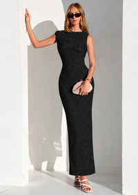 PRETTYGARDEN Womens Floral One Shoulder Maxi Dress Summer Spring Bodycon Ruched Side Slit Elegant Cocktail Party Dresses PRETTYGARDEN