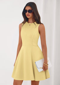 PRETTYGARDEN A Line Dresses for Women Elegant Classy Sleeveless Summer Short Tank Cocktail Party Spring Mini Dress PRETTYGARDEN