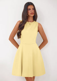 PRETTYGARDEN A Line Dresses for Women Elegant Classy Sleeveless Summer Short Tank Cocktail Party Spring Mini Dress PRETTYGARDEN