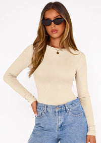 PRETTYGARDEN Bodysuits for Women 2025 Fall Long Sleeve Shirts Slim Fitted Basic Ribbed Layering Tops Fashion Winter Clothing PRETTYGARDEN