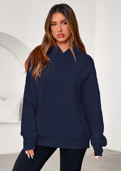 PRETTYGARDEN Womens Oversized Hoodies Fleece Hooded Sweatshirts Long Sleeve Pullover Tops Fall Outfits Winter Clothes