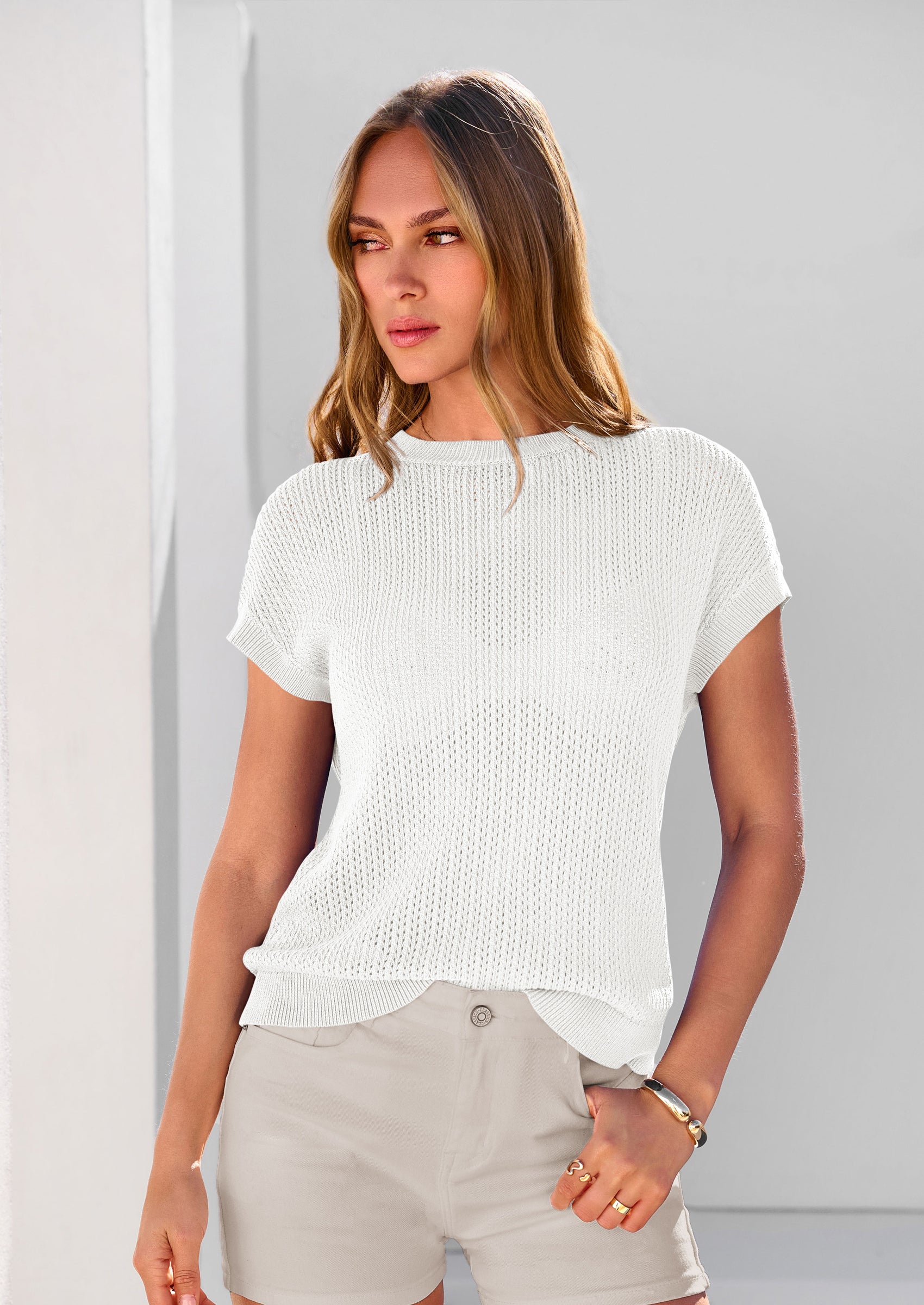 PRETTYGARDEN Women Spring Sweater Vest Business Casual Tank Top Lightweight Cap Sleeve Knit Shirts Trendy Summer Outfits PRETTYGARDEN